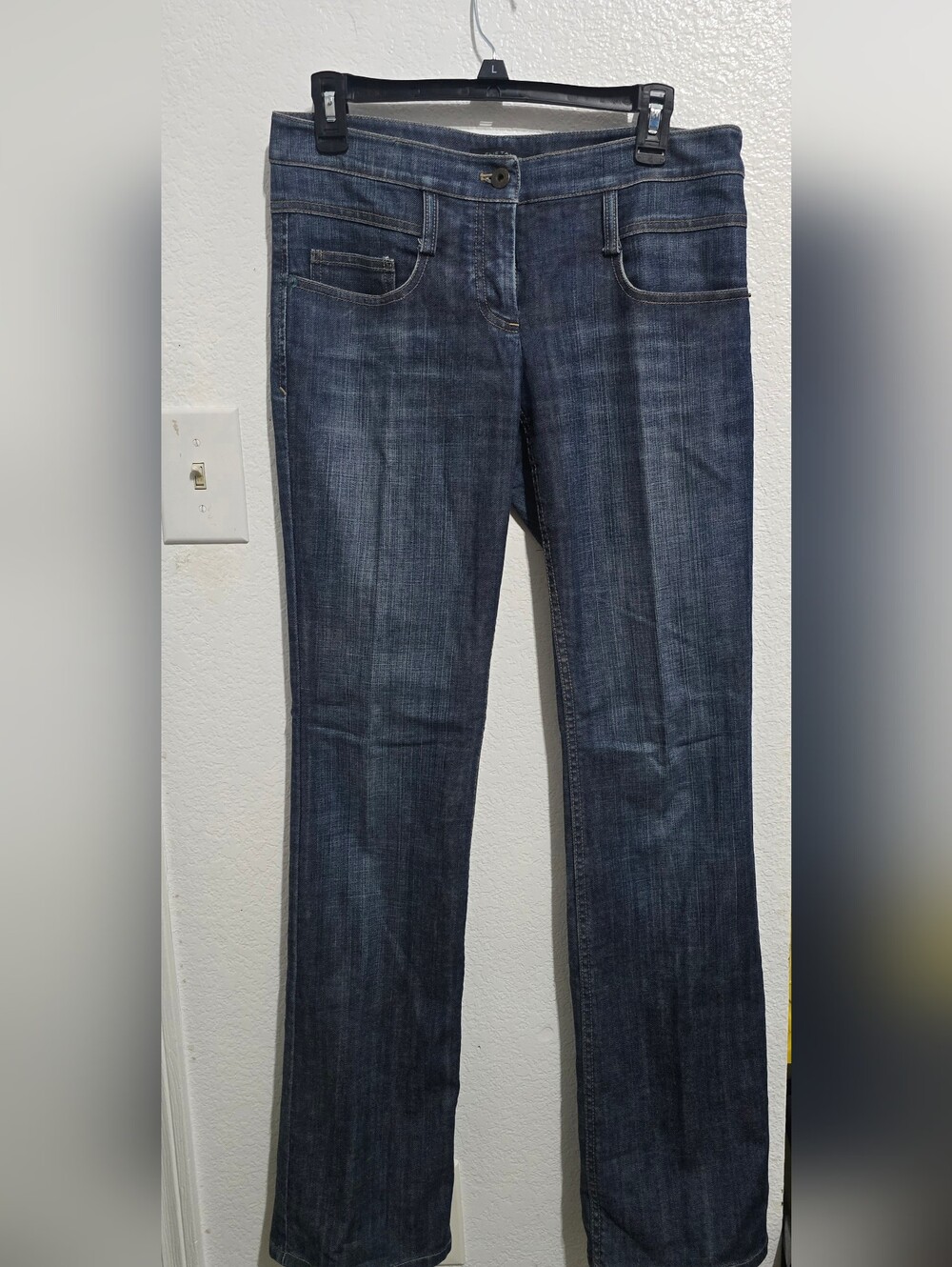 Women’s Dark Blue Straight-Leg Jeans